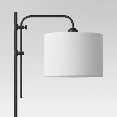 Knox Adjustable Shaded Table Lamp Black - Threshold™ 3 Knox Adjustable Shaded Table Lamp Black - Threshold™