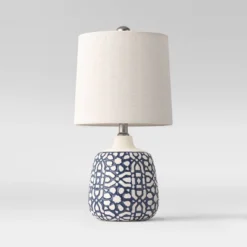 Assembled Ceramic Table Lamp Blue - Threshold™ -Home Improvement Store GUEST a72b8512 d249 4def be06 43a18b186729
