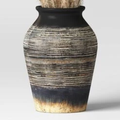 Grass Arrangement In Ceramic Pot Black - Threshold™ 9 Grass Arrangement In Ceramic Pot Black - Threshold™ -Home Improvement Store GUEST a8b7bc55 e7f2 41c9 ad42 4006f370c4b4