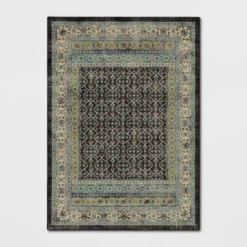 Distressed Geometric Tufted Area Rug Green - Threshold™ -Home Improvement Store GUEST ac2e2a72 b0f8 400b a4d8 135964324c89