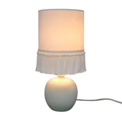 Small Table Lamp With Fringe Shade Off-White (Includes LED Light Bulb) - Opalhouse™ Designed With Jungalow™ -Home Improvement Store GUEST b032319a c7f7 464d ab2a a2536f5698f3
