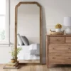 30" X 70" Oversize Leaner French Country Wood Mirror Natural - Threshold™ -Home Improvement Store GUEST b0775dda a4ab 4c21 9c2e 75de44fc7b68