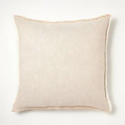Oversized Reversible Linen Square Throw Pillow With Frayed Edges - Threshold™ Designed With Studio McGee -Home Improvement Store GUEST b24eae29 d0b8 4a56 a4ef 09c04c3955b4