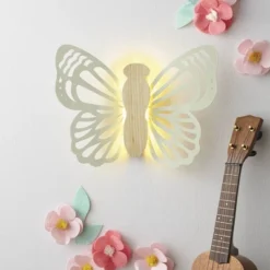 Butterfly Wood Lit Kids' Wall Decor Cream - Pillowfort™ -Home Improvement Store GUEST b3cbb6e1 bc0c 4879 995b 9742aeb143db