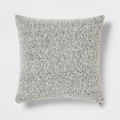 Woven Boucle Square Throw Pillow With Exposed Zipper - Threshold™ 6 Woven Boucle Square Throw Pillow With Exposed Zipper - Threshold™ - Image 4