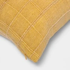 Woven Washed Windowpane Throw Pillow - Threshold™ -Home Improvement Store GUEST b96a51e5 3eb9 4ba4 a95a c241eee0f630