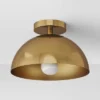 Valencia Flush Mount Ceiling Light Brass - Threshold™ 1 Valencia Flush Mount Ceiling Light Brass - Threshold™ -Home Improvement Store GUEST b98a9a40 143f 4749 b4e0 f18af9f674b9