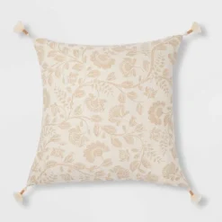 Jacobean Square Throw Pillow - Threshold™ -Home Improvement Store GUEST bcd4d061 ca23 4438 9d57 0632e6f84eb6