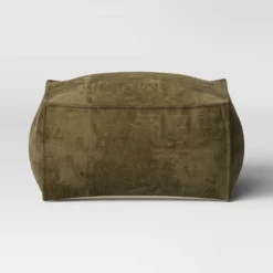Costa Velvet Cocktail Pouf Olive Green - Threshold™ -Home Improvement Store GUEST c1677e5f fb0e 42e3 8b94 53ddb6732402