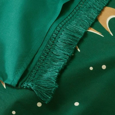 Full/Queen Printed Comforter & Sham Set Teal - Opalhouse™ Designed With Jungalow™ 6 Full/Queen Printed Comforter & Sham Set Teal - Opalhouse™ Designed With Jungalow™ - Image 4