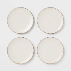 4pk Ceramic App Dining Plates Ivory/Gold - Threshold™ 5 4pk Ceramic App Dining Plates Ivory/Gold - Threshold™ -Home Improvement Store GUEST c41fd338 9b7e 4914 8b60 3094f7097daa