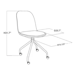 Rolling Kids' Desk Chair - Pillowfort™ -Home Improvement Store GUEST c506529f 509a 4830 adac 351a76fbb9d6