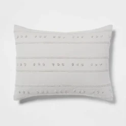 4pc Clipped Stripe Poms Comforter Bedding Set - Threshold™ 11 4pc Clipped Stripe Poms Comforter Bedding Set - Threshold™ -Home Improvement Store GUEST c513e7a2 e419 413e 9246 e63bf81df859