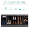 Best Choice Products 46in Shoe Storage Organization Rack Bench For Entryway, Bedroom W/ Padded Seat, 10 Cubbies - Gray -Home Improvement Store GUEST c63383c4 a676 4068 aefc 0370fb622efb
