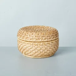 Woven Basket With Lid Natural - Hearth & Hand™ With Magnolia 10 Woven Basket With Lid Natural - Hearth & Hand™ With Magnolia -Home Improvement Store GUEST cd13636c be60 427b b7e0 6ad52733400f