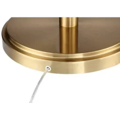 Possini Euro Design Modern Torchiere Floor Lamp Light Blaster LED 72.25" Tall Antique Brass And Matte Black Opal Glass For Living Room Bedroom -Home Improvement Store GUEST d055e9a9 16a8 47c1 b43d 38fe4ee082c2