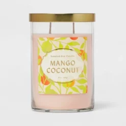 Glass Jar Mango Coconut Candle - Opalhouse™ -Home Improvement Store GUEST d5df7935 c4d2 412c 8399 c3cca94db9a0
