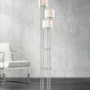 Possini Euro Design Athena Modern Floor Lamp 72" Tall Brushed Nickel 4 Light Tree Clear Outer Opal Inner Double Glass Shade For Living Room Bedroom 1 Possini Euro Design Athena Modern Floor Lamp 72" Tall Brushed Nickel 4 Light Tree Clear Outer Opal Inner Double Glass Shade For Living Room Bedroom -Home Improvement Store GUEST ddfd11b8 bfd2 43f0 8ed7 3572730fd4c9