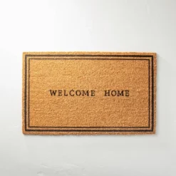Welcome Home Coir Doormat Tan/Black - Hearth & Hand™ With Magnolia -Home Improvement Store GUEST e0df802f 5d22 49c4 8569 c660416bbdb1