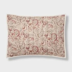 Voile Paisley Printed Quilt Sham Cream - Threshold™ 7 Voile Paisley Printed Quilt Sham Cream - Threshold™ -Home Improvement Store GUEST e0f4f329 7b2b 4e95 8132 3a5419a69f2c