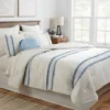 12pc Embroidered Fringe Stripe With Tassels Comforter & Sheet Bedding Set - Threshold™ -Home Improvement Store GUEST e23de448 adc6 4c2b 89f2 07268f6ea193