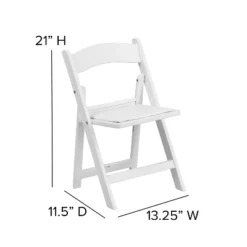 Flash Furniture 10 Pack Kids White Resin Folding Event Party Chair With Vinyl Padded Seat -Home Improvement Store GUEST e3dd344f f13d 4d40 a515 6f912b8a5a07