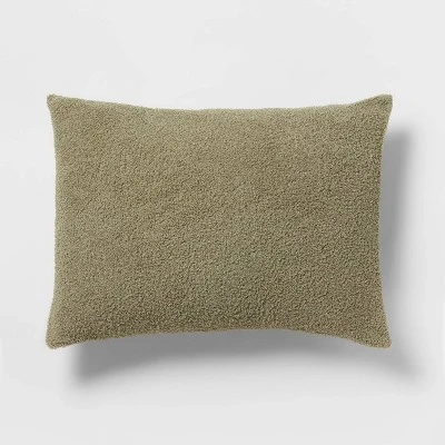 3pc Full/Queen Traditional Cozy Chenille Comforter And Sham Set Green - Threshold™ 5 3pc Full/Queen Traditional Cozy Chenille Comforter And Sham Set Green - Threshold™ - Image 3