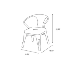 Set Of 2 Harper & Hudson Kids' Metal Activity Chairs - ACEssentials -Home Improvement Store GUEST e7185e2c 790c 4477 ab1f bdc95d67ad72