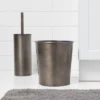 Aluminum Toilet Brush And Holder Set With Aged Metal Finish Gray - Threshold™ -Home Improvement Store GUEST e789256d 9d9a 4132 b857 ebda495f5aa8