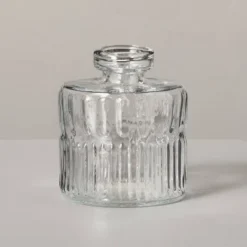 Ribbed Clear Glass Bud Vase - Hearth & Hand™ With Magnolia -Home Improvement Store GUEST e982acbd e5d8 4e5c 91ef 3f47a5268ba4
