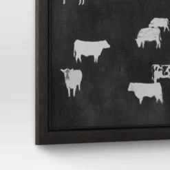 (Set Of 2) 12" X 12" Cow Collection II Framed Wall Canvases - Threshold™ -Home Improvement Store GUEST ed6cea91 4424 4805 8aee 4c4271b75676