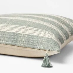 Woven Plaid Throw Pillow With Tassel Zipper - Threshold™ Designed With Studio McGee -Home Improvement Store GUEST f0347132 f80f 4dac 84d2 18214a07c267