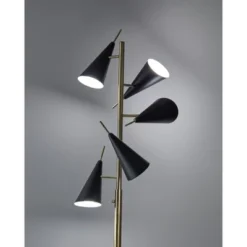71.5" Owen Tree Lamp Black - Adesso -Home Improvement Store GUEST f37054b5 f358 45c6 94b5 b291713684b7