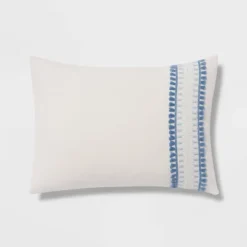 12pc Embroidered Fringe Stripe With Tassels Comforter & Sheet Bedding Set - Threshold™ -Home Improvement Store GUEST f444f6d2 0d0a 4207 b98a 71b4b6861496