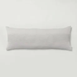 16"x42" Slub Center Stripe Oversized Lumbar Bed Pillow - Hearth & Hand™ With Magnolia -Home Improvement Store GUEST f673eb2c 3be0 4877 abf9 662b5b5573ff