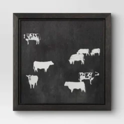 (Set Of 2) 12" X 12" Cow Collection II Framed Wall Canvases - Threshold™ -Home Improvement Store GUEST f9c788fd a5e4 455d a081 05abf297c1f2