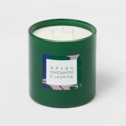 28oz Glass Cardamom & Jasmine Candle Green - Opalhouse™ 6 28oz Glass Cardamom & Jasmine Candle Green - Opalhouse™ -Home Improvement Store GUEST fa558c25 656f 4a25 ab77 d22a3a0a3493