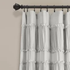 Set Of 2 Nova Ruffle Light Filtering Curtain Panels - Lush Décor 6 Set Of 2 Nova Ruffle Light Filtering Curtain Panels - Lush Décor -Home Improvement Store GUEST fadba690 4ea4 46ef 90d2 9539f9ea2805