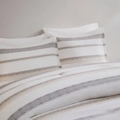 Madison Park 5pc Cove Clipped Jacquard Comforter Set White/Assorted Beiges -Home Improvement Store GUEST fd05b8f6 89ca 411c b783 644df258ccaa