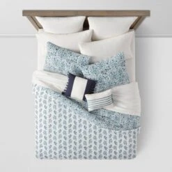 12pc Reversible Paisley Print Comforter & Sheets Set Blue/Dark Teal Blue - Threshold™ 15 12pc Reversible Paisley Print Comforter & Sheets Set Blue/Dark Teal Blue - Threshold™ -Home Improvement Store GUEST fe253a34 1700 4fed 8295 3a12639e7b99